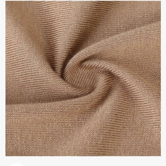 Camel Cropped Cardigan 3/4 Sleeve XXL - Picture 3 of 4